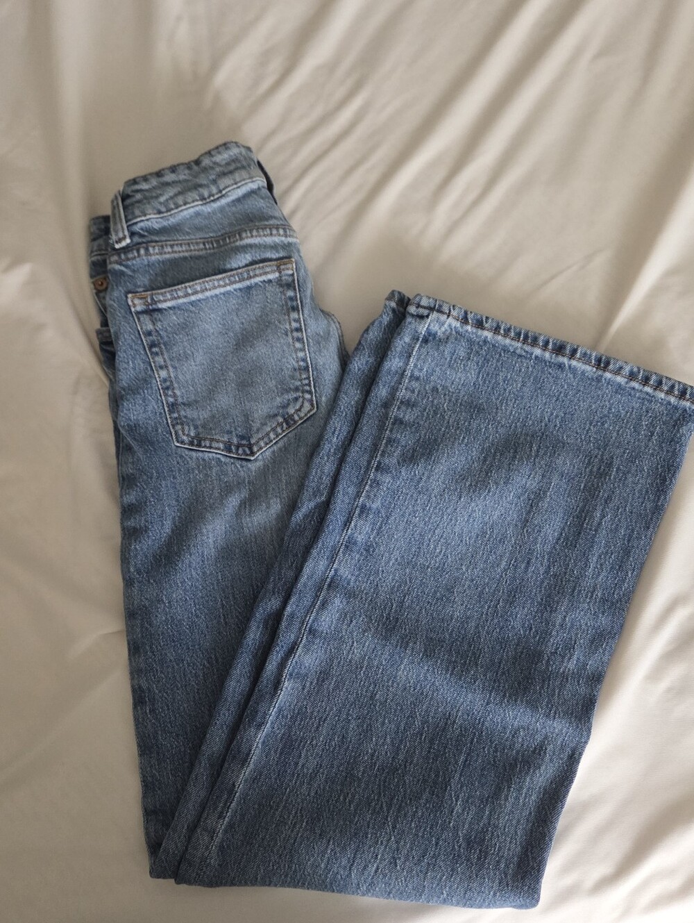 H&M High Rise Wide Leg Jeans